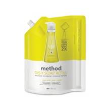 Method Lemon Mint Dish Soap Refill - Liquid Solution - 0.28 gal (36 fl oz) - Lemon Mint Scent - 1 Each - Lemon