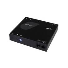 StarTech.com HDMI Video and USB Over IP Receiver for ST12MHDLANU - Video Wall Support - 1080p - 1 Output Device - 328.08 ft Range - 1 x Network (RJ-45) - 4 x USB - 1 x HDMI Out - WUXGA - 1920 x 1200 - Twisted Pair - Category 5e - Rack-mountable