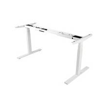 Tripp Lite WorkWise Sit Stand Adjustable Electric Desk Base for Standing Desk White - 2 Legs - 49" Height x 72" Width x 22.64" Depth - Assembly Required