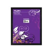 DAX Poster Frame - 22" x 28" Frame Size - Rectangle - Wall Mountable - Horizontal, Vertical - Solid Wood - Black