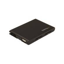 StarTech.com Dual-Slot SD Card Reader/Writer - USB 3.0 - SD 4.0, UHS II - Portable SD/SDHC/SDXC Card Reader/Writer with UHS-II - SD, SDHC, SDXC, MultiMediaCard (MMC), microSD, miniSD, MMCmobile, Reduced Size MultiMediaCard (MMC), MMCplus - USB 3.0Externa