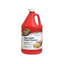 Zep Commercial High Traffic Carpet Cleaner - Liquid Solution - 1 gal (128 fl oz) - 1 Each - Red