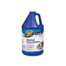 Zep Commercial Neutral Floor Cleaner Concentrate - Concentrate Liquid Solution - 1 gal (128 fl oz) - 4 / Carton - Blue