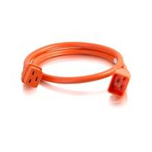 C2G 10ft 12AWG Power Cord (IEC320C20 to IEC320C19) - Orange - For PDU, Switch, Server - 230 V AC Voltage Rating - 20 A Current Rating - Orange