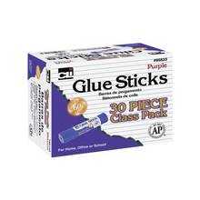CLI Glue Stick - 0.280 oz - 30 / Pack - Purple