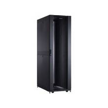 CyberPower EIA-310 Standard 19" Rack - 19" 42U Wide x 35.60" Deep for Server, LAN Switch, Patch Panel - Black Powder Coat - Metal - 2250 lb x Dynamic/Rolling Weight Capacity - 3000 lb x Static/Stationary Weight Capacity