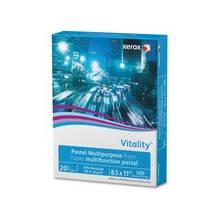 Xerox Vitality Pastel Multipurpose Paper - Blue - Letter - 8.50" x 11" - 20 lb Basis Weight - Recycled - 30% Recycled Content - 92 Brightness - 500 / Ream - Blue