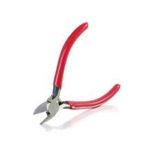 C2G 4.5in Flush Wire Cutter - Red - Steel - 2.56 oz