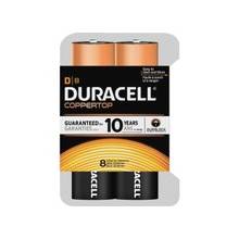 Duracell CopperTop Alkaline D Battery - D - Alkaline - 1.5 V DC - 8 / Pack