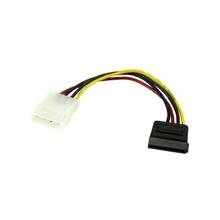 StarTech.com 6in 4 Pin Molex to SATA Power Cable Adapter - 6