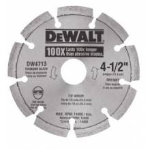 Dewalt DW4713 4-1/4" Segmented Diamondblade