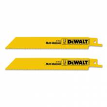 Dewalt DW4806-2 6" 10Tpi Straight Back Bimetal Recipro. Saw Blad (10 EA)