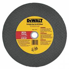 Dewalt DW8020 14"X1/8"X1" Metal Portable Saw Cut Off Wheel