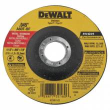 Dewalt DW8424 4-1/2"X.045"X7/8" Thincutting Wheel Dcw