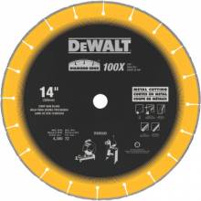 Dewalt DW8500 Diamond Edge Chop Saw Blade 14" X 1"