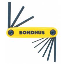 Bondhus 12591 .050-3/16" Gorilla Gripfoldup Tool Set