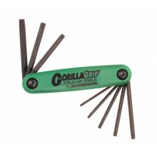 Bondhus 12632 T6-T25 Gorilla Grip Foldup Torx Tool Set