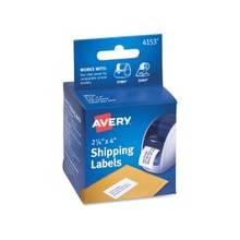 Avery Multipurpose Label - Permanent Adhesive - "4" Width x 2.13" Length - 140 / Roll - Rectangle - Direct Thermal - White - 140 / Box