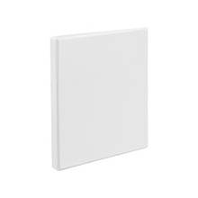 Avery Heavy-Duty Reference View Binder - 1/2" Binder Capacity - Letter - 8 1/2" x 11" Sheet Size - 100 Sheet Capacity - 3 x Round Ring Fastener(s) - 2 Internal Pocket(s) - Poly - White - Recycled - 1 Each