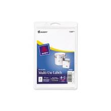 Avery Handwritten Removable ID Label - Removable Adhesive - 0.75" Diameter - Circle - Laser, Inkjet - White - 1008 / Pack