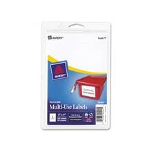 Avery Handwritten Removable ID Label - Removable Adhesive - 4" Width x 2" Length - Rectangle - Laser, Inkjet - White - 100 / Pack