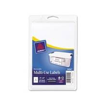 Avery Handwritten Removable ID Label - Removable Adhesive - 6" Width x 4" Length - Rectangle - Laser, Inkjet - White - 40 / Pack