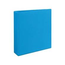 Avery Heavy-Duty Reference View Binder - 2" Binder Capacity - Letter - 8 1/2" x 11" Sheet Size - 375 Sheet Capacity - 3 x Round Ring Fastener(s) - 4 Internal Pocket(s) - Poly - Light Blue - Recycled - 1 Each