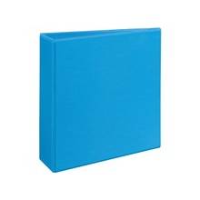 Avery Heavy-Duty Reference View Binder - 3" Binder Capacity - Letter - 8 1/2" x 11" Sheet Size - 460 Sheet Capacity - 3 x Round Ring Fastener(s) - 4 Internal Pocket(s) - Poly - Light Blue - Recycled - 1 Each