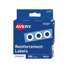 Avery Reinforcement Label - White - 200 / Pack