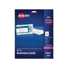 Avery Business Card - 2" x 3.50" - 160 / Pack - White