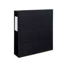 Avery Durable Slant Reference Binder With Label Holder - 3" Binder Capacity - Letter - 8 1/2" x 11" Sheet Size - 600 Sheet Capacity - 3 x D-Ring Fastener(s) - 4 Internal Pocket(s) - Vinyl - Black - Recycled - 1 Each