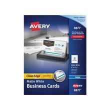 Avery Business Card - 2" x 3.50" - Matte - 400 / Box - White
