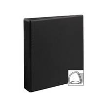 Avery Durable Slant Ring Reference View Binder - 1 1/2" Binder Capacity - Letter - 8 1/2" x 11" Sheet Size - 350 Sheet Capacity - 3 x D-Ring Fastener(s) - 2 Internal Pocket(s) - Vinyl - Black - Recycled - 1 Each