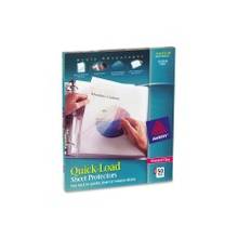 Avery Quick Load Sheet Protector - For Letter 8.50" x 11" Sheet - Clear - Polypropylene - 50 / Box