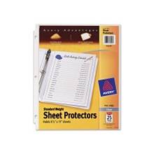 Avery Standard Weight Sheet Protector - For Letter 8.50" x 11" Sheet - Clear - Polypropylene - 25 / Pack