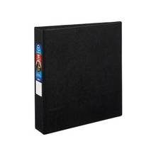 Avery Heavy-Duty Reference Binder - 1 1/2" Binder Capacity - Letter - 8 1/2" x 11" Sheet Size - 400 Sheet Capacity - 3 x D-Ring Fastener(s) - 4 Internal Pocket(s) - Chipboard, Polypropylene - Black - Recycled - 1 Each