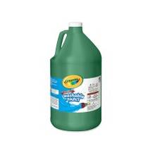 Crayola Washable Paint - 1 gal - 1 Each - Green
