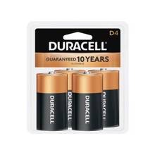 Duracell Multipurpose Battery - D - Alkaline - 1.5 V DC - 4 / Pack