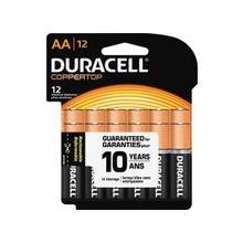 Duracell Alkaline AA Battery - AA - Alkaline - 1.5 V DC - 12 / Pack