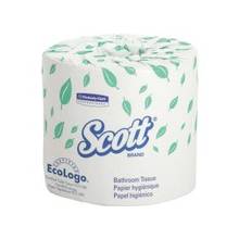 Scott Embossed Bath Tissue - 2 Ply - 4" x 4.10" - 550 Sheets/Roll - White - Absorbent - 80 / Carton