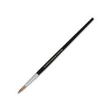 CLI Round Camel Hair Paint Brush - 1 Brush(es) - No. 10 - Aluminum Ferrule - Wood Handle - Black