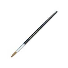 CLI Round Paint Brush - 1 Brush(es) - No. 12 - Aluminum Ferrule - Hardwood Handle - Black