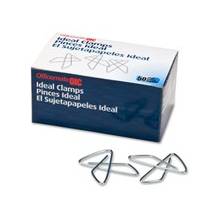 OIC Butterfly Clamp - Small - 50 Pack - Silver - Steel