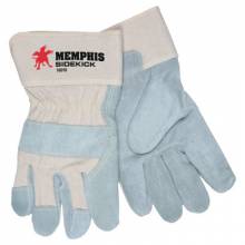 Memphis Glove 16010M Side Lea Palm W/Kev (12 PR)