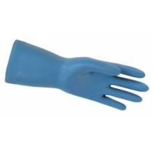 Memphis Glove 5290B Size 9-1/2 Blue Flock Lined Latex Glove 18 Mil (1 PR)