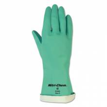 Memphis Glove 5339S Size 9 Green Flock Linednitrile 18 Mil (1 PR)