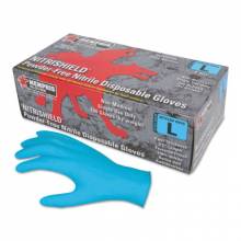 Memphis Glove 6015S Sml 4 Mil Nitrishield Disposable Glove Pwdr Free (100 EA)