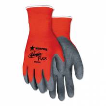 Memphis Glove N9680S Ninja Flex 15 Gauge Red100% Nylon Shell Gray La