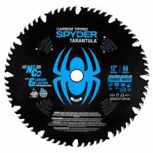 Spyder 13022 Spyder Combo Wood 12-in 60-Tooth Tungsten Carbide-tipped Steel Miter/Table Saw Blade