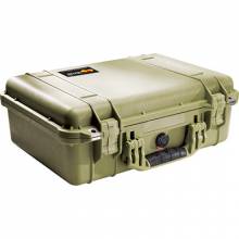 Pelican 1500 Protector Case with Foam, OD Green